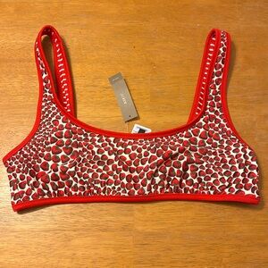 NWT J Crew Reversible Scoop Neck Bikini Top